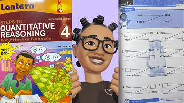 Quantitative Reasoning | Lantern Book 4, Exercise 1A