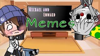 [•The Aftons react to Michael and Ennard memes•] ~| Gacha Club |~