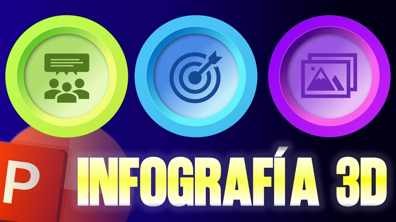 Infografías 3D en PowerPoint SIN Formato 3D | Formas, Sombras y Animaciones para Retener la Atención