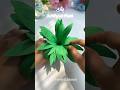 DIY Artificial Plant with Paper 🌿 | Easy Room Decor Idea #shorts #diyplant #youtubeshorts #viral