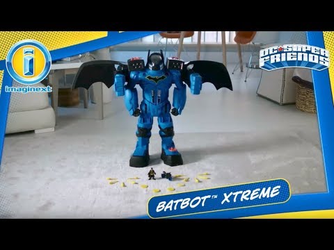 Smyths Toys - Imaginext DC Super Friends Batbot Xtreme