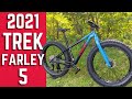 27.5" Fattie Fun | 2021 Trek Farley 5  Fat Bike Review and Weight.