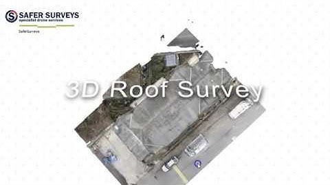 3D Roof Survey using a drone and photogrammetry