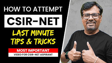 How To Attempt CSIR NET 2022 Exam For Top RANK - CSIR NET 2022 Preparation | Best Tips GP Sir