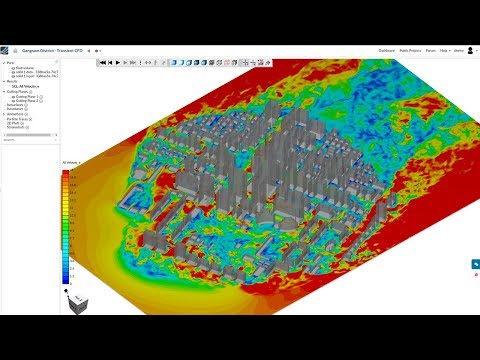 Wind Analysis of a Whole City District with SimScale