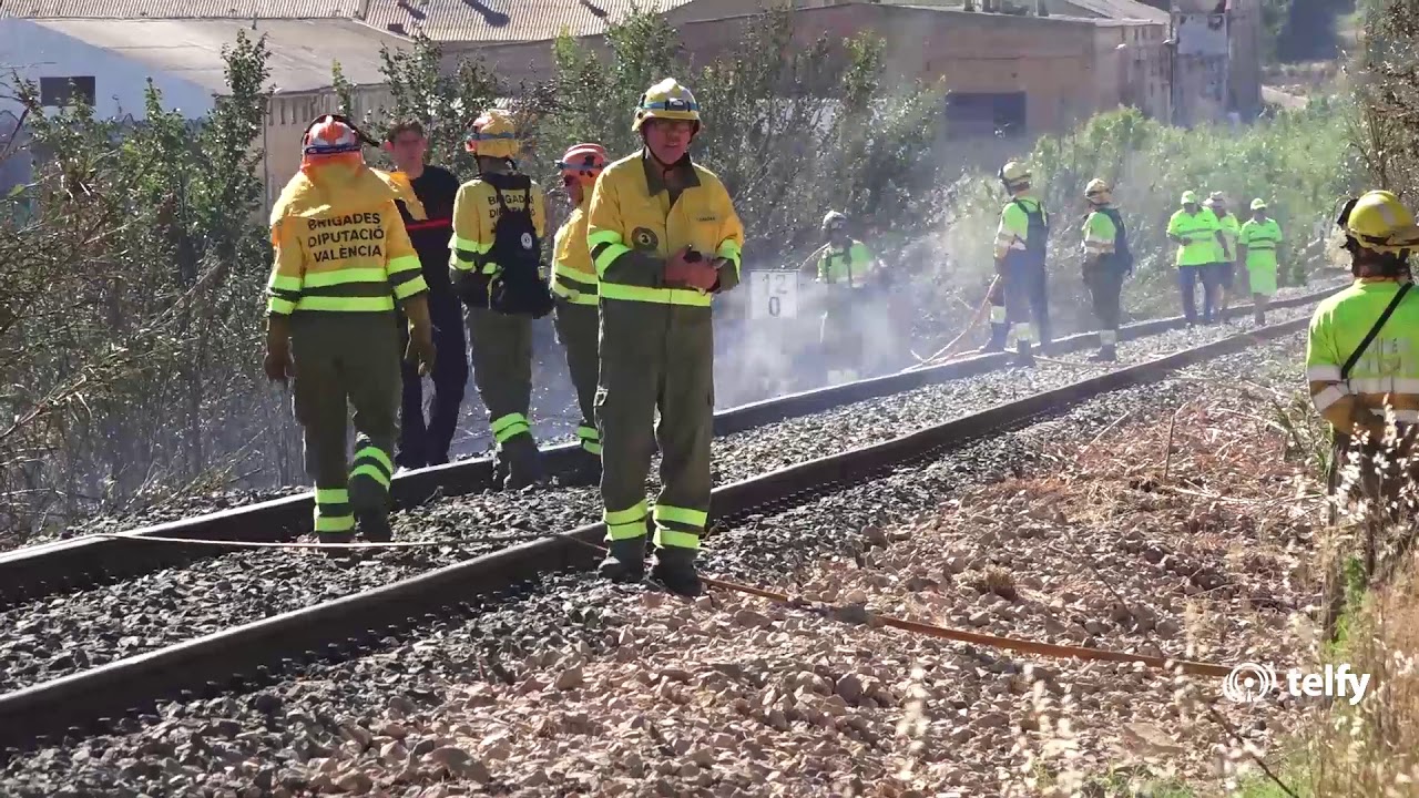 Incendio en Requena