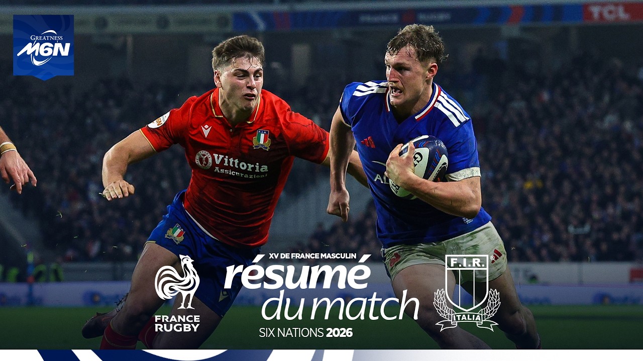 Tournoi des Six Nations : Le résumé complet de XV de France-Italie