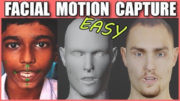Facial motion capture in blender using rigify (no extra plugins) | blender motion tracking tutorial