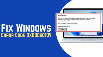How to RESOLVE Installation & Update Issues (2025) – Fix Windows Error Code 0x800b0109