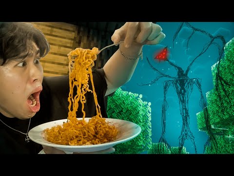 Setiap Aku TERIAK Di Minecraft THE BROKEN SCRIPT, Aku Makan Samyang ..
