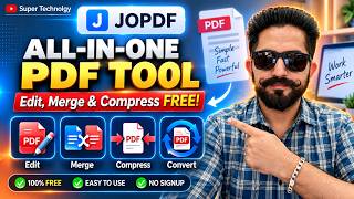 JOPDF Tutorial: How to Edit, Compress, Merge & Convert PDF Files Free screenshot 3