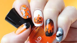 nail halloween easy tutorial cool nails simple