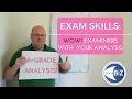 A level Business Revision - How to show A grade Analysis