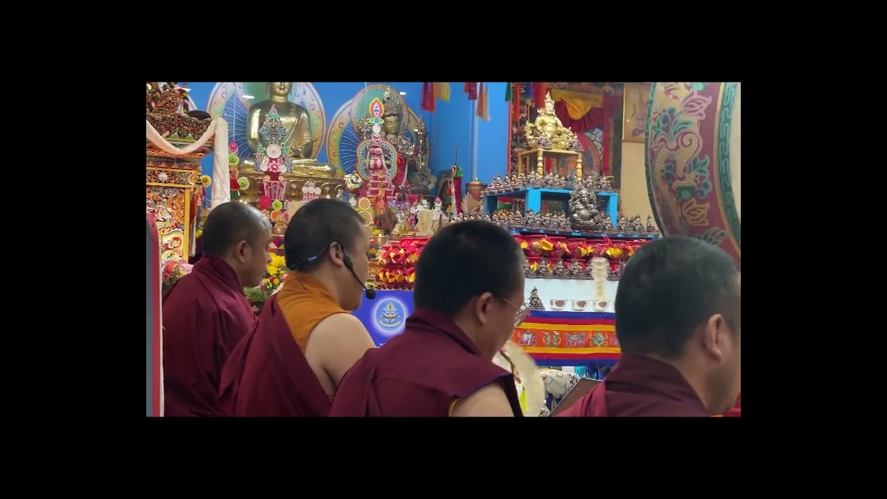Yang drub vaishravana prayer at kharchu center New York 08/23/2025￼