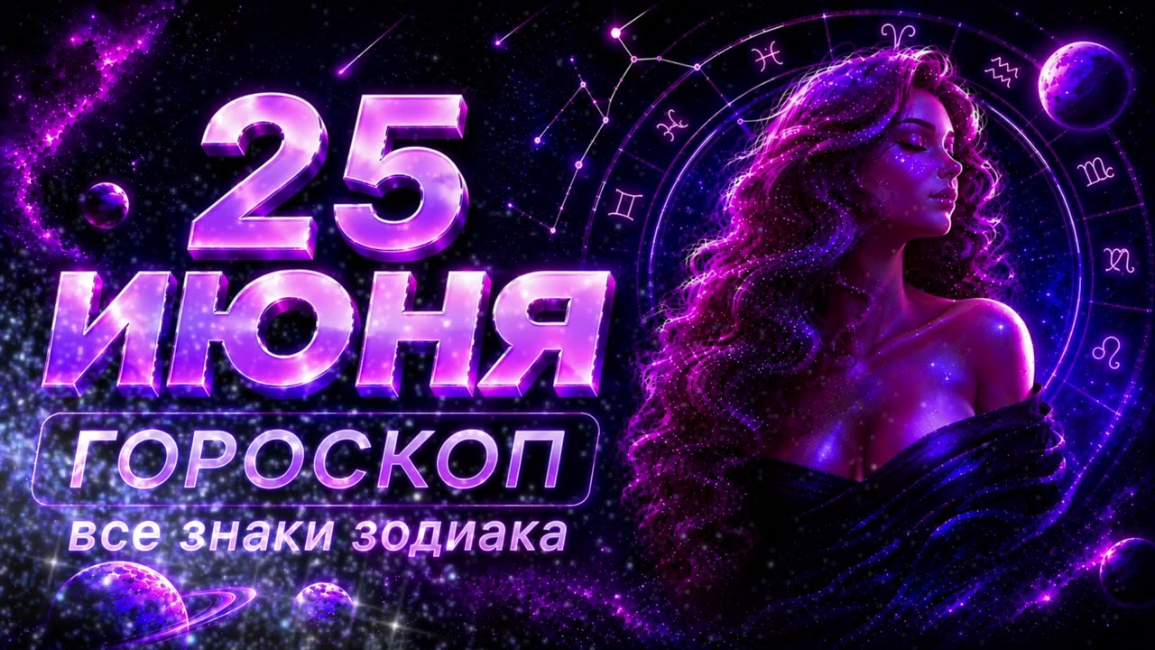 HOROSCOPE for Today June 25 for ALL ZODIAC SIGNS - YouTube