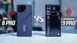 Asus ROG 8 Pro VS Red Magic 9 Pro: The Best Gaming Phone