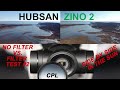 HUBSAN ZINO 2 - CAMERA FILTER TEST #2 - SUNNY SIDE BY SIDE COMPARISON