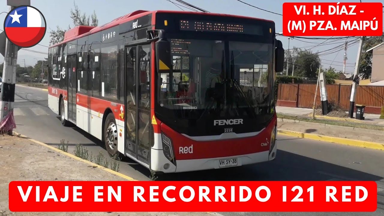 Recorrido I21 Red [Villa Hernán Díaz - (M) Pza. Maipú]. Bus Higer Fencer F1. Empresa Buses Vule.