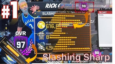 Slashing sharpshooter late night grind 98 Ovr