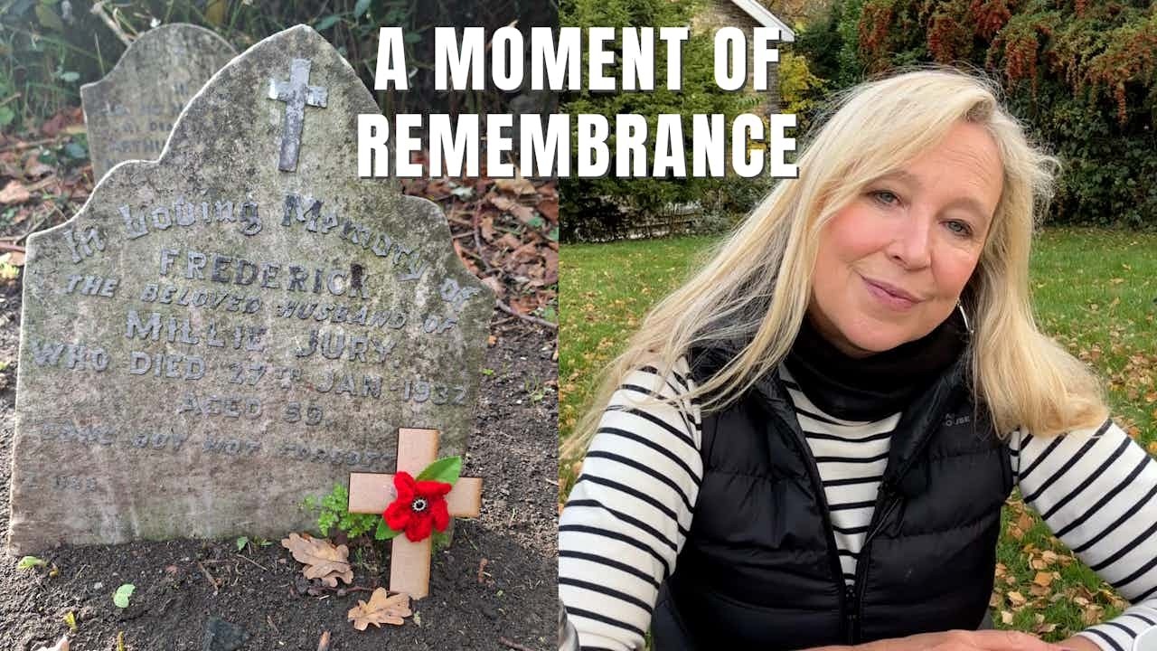 No Mudlarking Today — But I Found Something More Meaningful 🌺 (Remembrance Sunday)