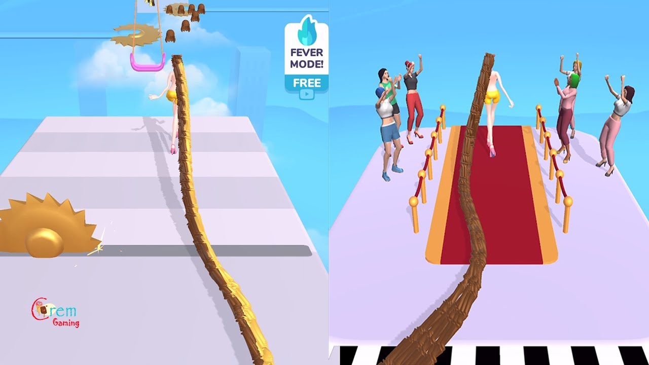 Hair Challenge Game - Gameplay Walkthrough (levels 224) | Cremgaming