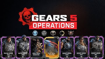 Gears 5 Operations | Character Skins, Weapon Skins, Executions, Banners, Expressions, Marks + MORE