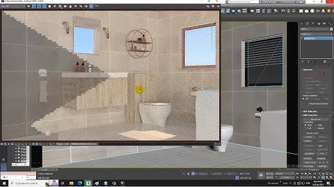 3DsMax Tutorials, Learn Texturing a Bathroom from Scratch in 3dsmax.( Part 9)
