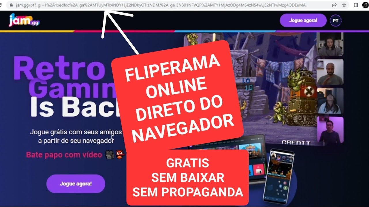 FLIPERAMA ONLINE GRÁTIS COM + DE 100 JOGOS SEM BAIXAR E SEM PROPAGANDAS ...