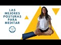 Las posturas más cómodas para meditar - CON APOYO - 1/2