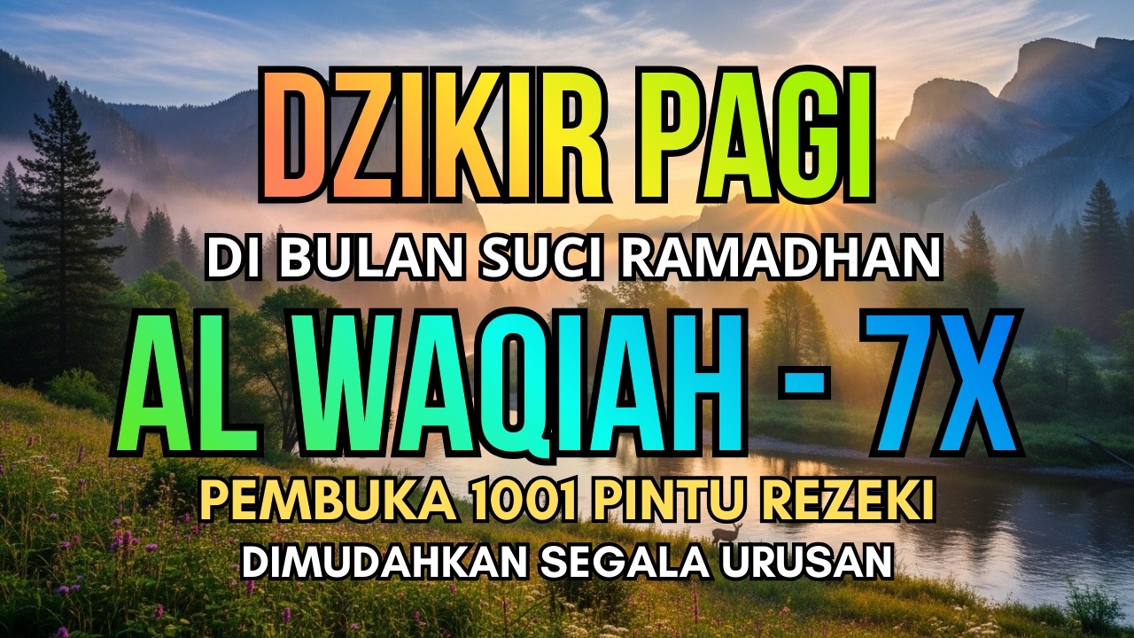 Menentramkan Jiwa! Al-Waqiah 7x | Murotal Al-Qur’an untuk Rezeki & Ketenangan