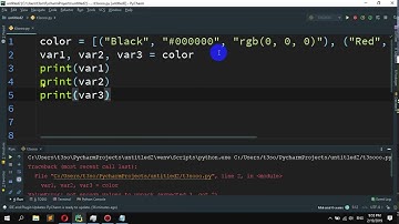How to Split a list into different variables in Python