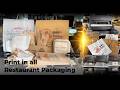 Restaurant Packaging: Digital Direct to Packaging Printer No MOQ, No Hassle DPJET 300s