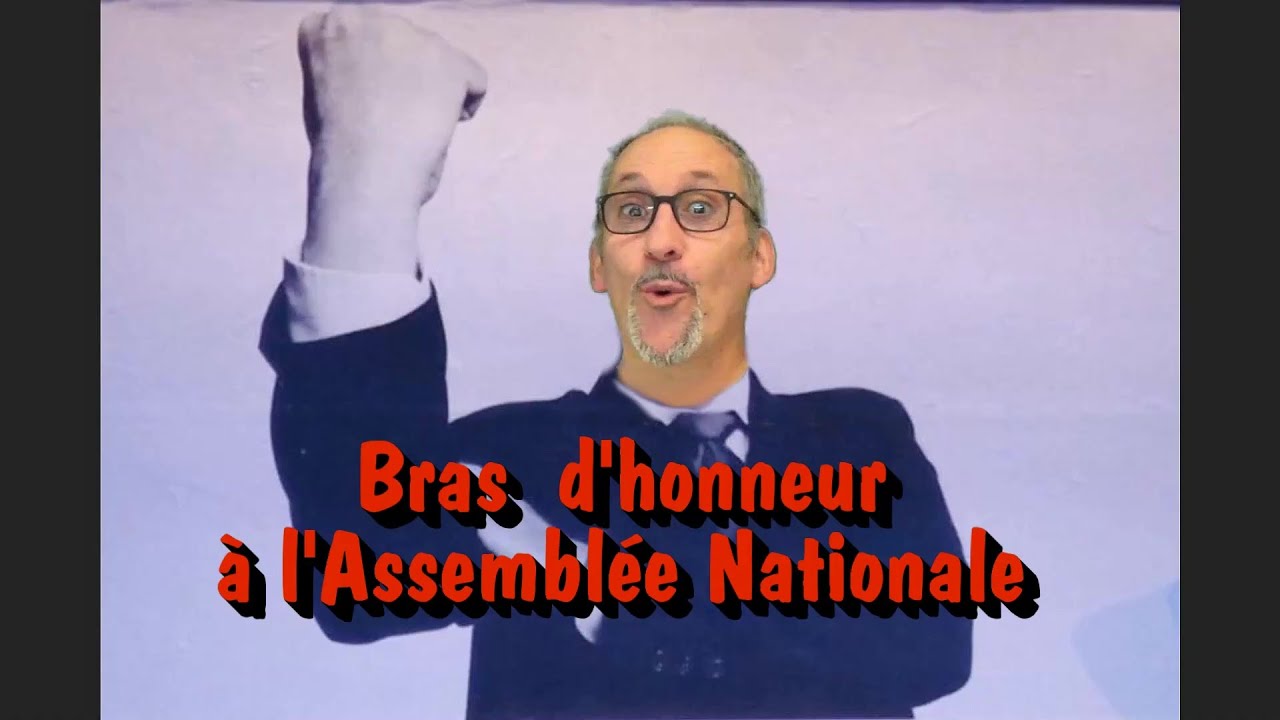 Un bras d'honneur à l'Assemblée Nationale ? YouTube