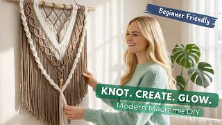Looks Hard Super Easy! ✨ Macramé Wall Hanging DIY in 2 Colors