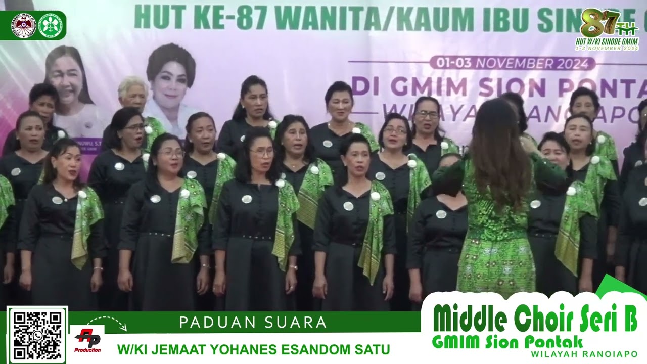 Istri yang teramat baik & Allah besar / Paduan Suara WKI GMIM Yohanes Esandom Satu/Puji Tuhan 🏅