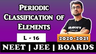Periodic Classification of Elements || Electronegativity and Trends || L-16 || JEE || NEET || BOARDS