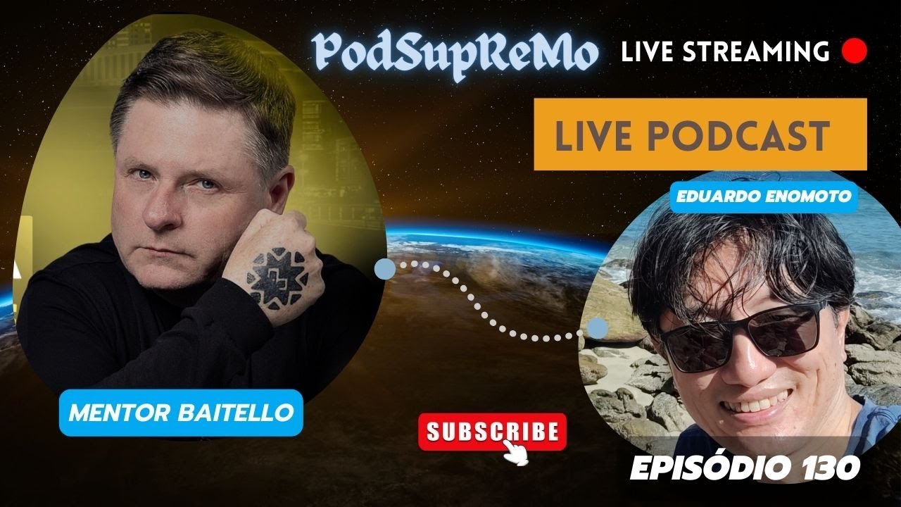 Capa do episódio 130 do PodSupReMo com Mentor Baitello