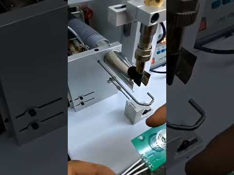 Semi-Automatic USB Data Cable Making Equipment with Small Connector Soldering Machine