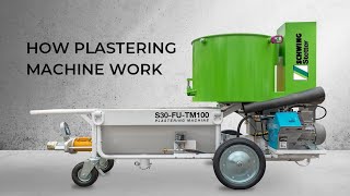 How Plastering Machine work  SCHWING Stetter - Plastering Machine.