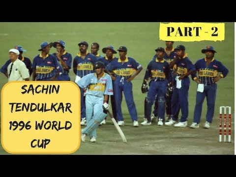 SACHIN TENDULKAR 1996 WORLD CUP |ONE MAN ARMY |Sachin Tendulkar Perfect Reply To Australia | PART 2