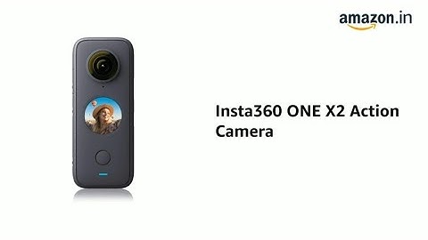 Insta360 ONE X2 Action Camera,5.7k 360 Capture,Stabilization, Ultra Bright Screen, Waterproof,4-Mic