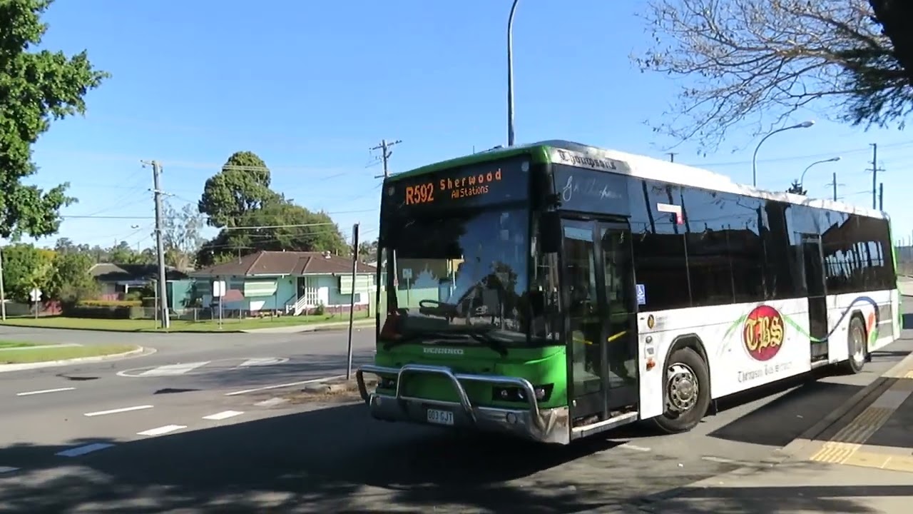 Railway Replacement Buses in East Ipswich and Redbank. John Coyle video.