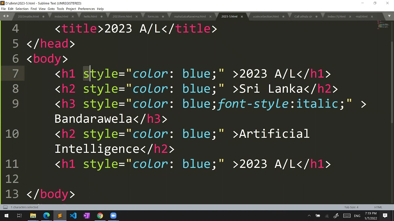 Cascading Style Sheets | HTML CSS - day 6 - GCE A/L ICT - Tharaka Dissanayake