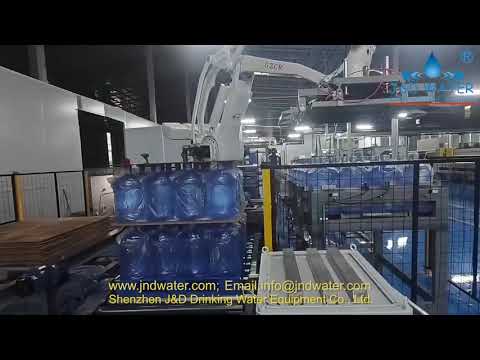 5 gallon bottle robotic palletizer