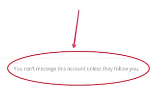 instagram massage problem | you can't message this account unless they follow you | fix dm problem