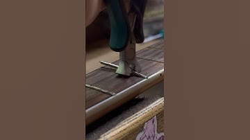 Refret on a bound fretboard 😊