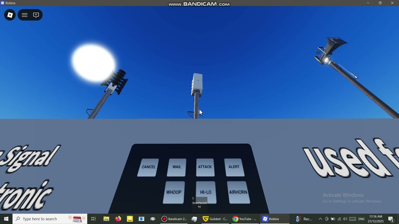 American Signal Signage Siren Testing