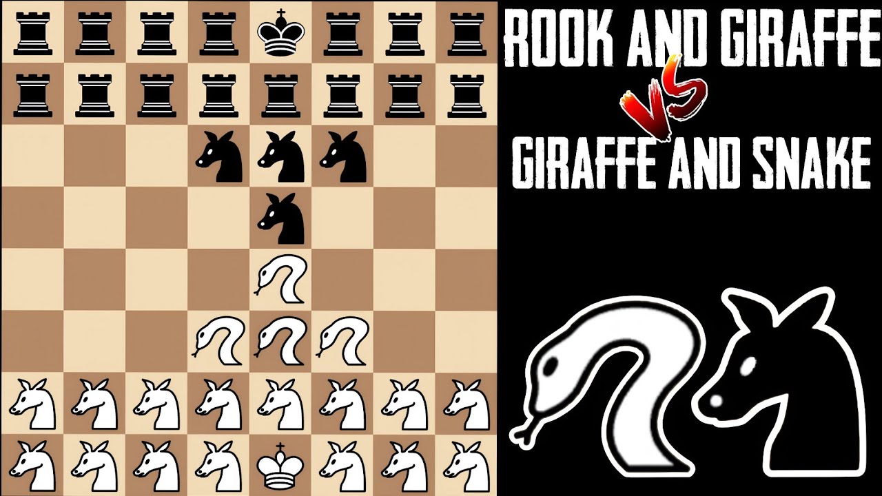 GIRAFFE+ SNAKE VS ROOK + GIRRAFE. - YouTube