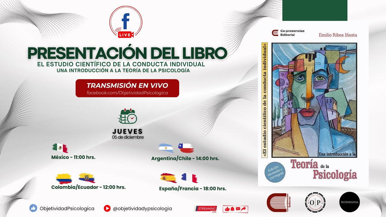 Emilio Ribes Presentación del Libro: El Estudio Científico de la Conducta Individual ...