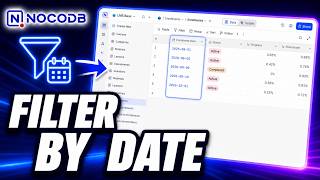 How to Filter NocoDB Records by Date | URL Filters + API v3